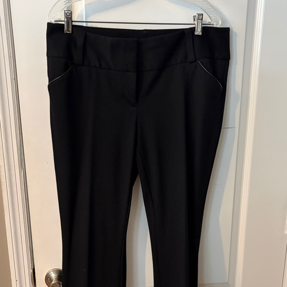 Alfani Women's Black Straight Leg Pants